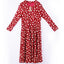 GRULLIN Women Loose Chiffon Dress Elegant Evening Dress for Cocktail Party