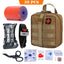 TOUROAM Tactical Emergency First Aid Kit | MOLLE Admin Pouch  EMT Survival Trauma Kit