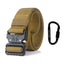 GRULLIN Tactical Nylon Belt | Quick Release Military Style Riggers Web Waist Belt  Heavy Duty Metal Buckle