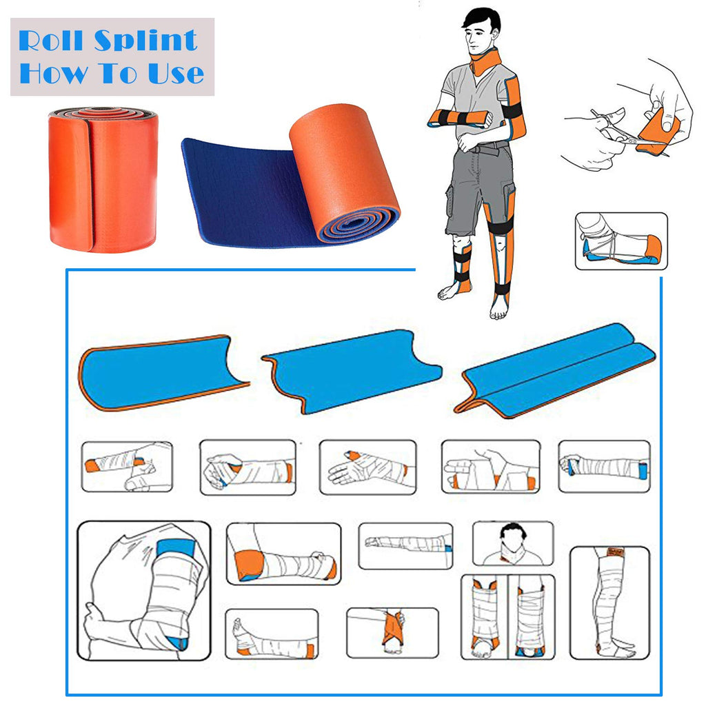 TOUROAM Trauma Medical First Aid Kit | Tactical IFAK Molle Survival Bag SS Tool Kit for Kayak Camping Sports